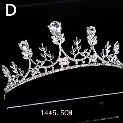 Elegantni ukrasi za kosu za mladenke sa kamenčićima Jednostavni dijademi Vjenčani nakit za kosu Darovi za mladenku Tijare za kosu