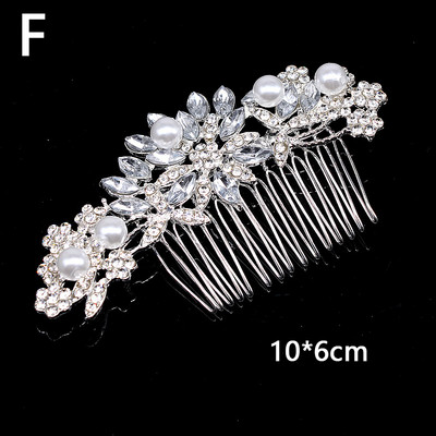 Elegantni ukrasi za kosu za mladenke sa kamenčićima Jednostavni dijademi Vjenčani nakit za kosu Darovi za mladenku Tijare za kosu