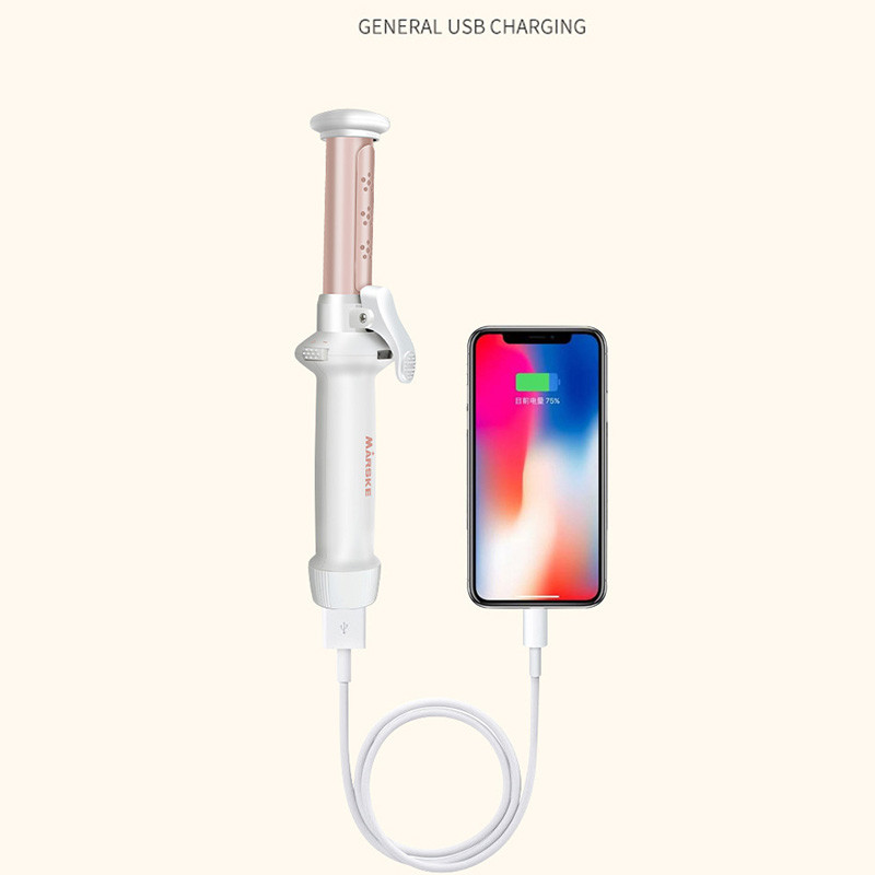 SONOFLY 2500 mAh USB mini hajcsavarók 20 mm-es hordozható kerámiaápoló hajsütővasaló nedves és száraz használatra Utazási hajformázó eszközök MS-5900