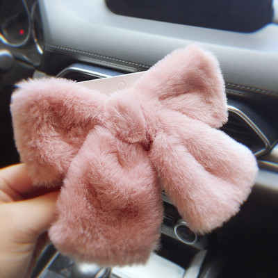 Koreja jesen i zima mašna kopče za djevojčice plišana ukosnica slatka meka proljetna kopča za žene dodaci za kosu pokrivala