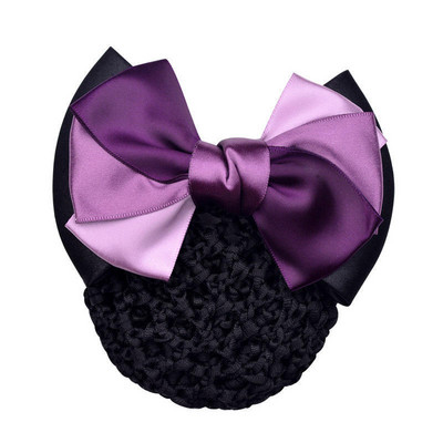 Új hajkapcsok hálós hajkötél szatén masni hajcsat huzat Bowknot konty Snood hajkiegészítők