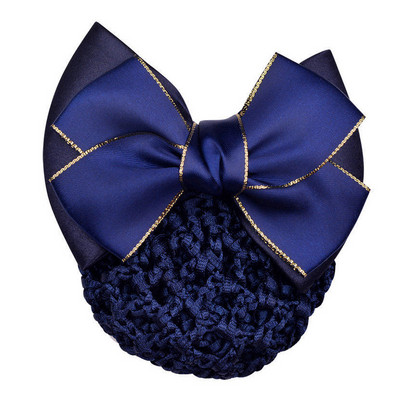 Új hajkapcsok hálós hajkötél szatén masni hajcsat huzat Bowknot konty Snood hajkiegészítők
