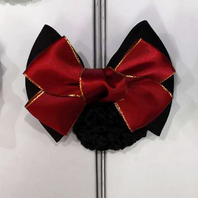 Új hajkapcsok hálós hajkötél szatén masni hajcsat huzat Bowknot konty Snood hajkiegészítők