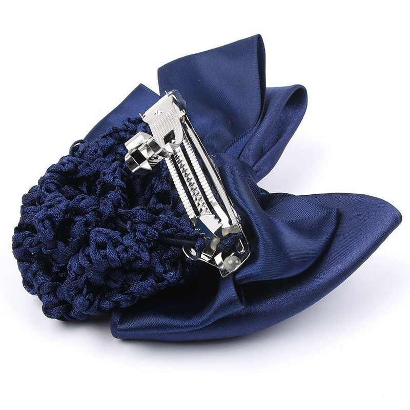 Új hajkapcsok hálós hajkötél szatén masni hajcsat huzat Bowknot konty Snood hajkiegészítők