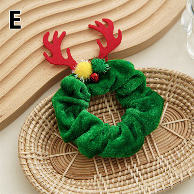 Božićni flanelski prsten za kosu za noć vještica Uzorak paukovog šišmiša Smiješni uzorak đavola Elastično uže za kosu Držač za konjski rep