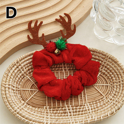 Božićni flanelski prsten za kosu za noć vještica Uzorak paukovog šišmiša Smiješni uzorak đavola Elastično uže za kosu Držač za konjski rep