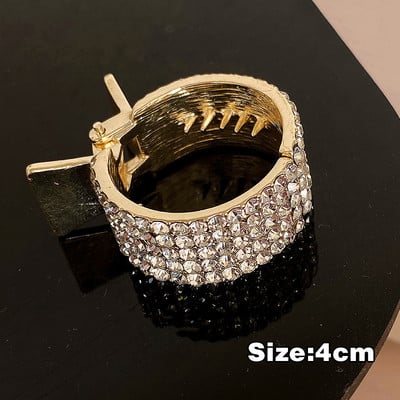 Luxus Gyöngy Strasszkő Haj Karmok Magas Lófarok Tartó Hajtűk Női Cápa Hajcsat Haj kiegészítők Fejfedők Party Ékszerek