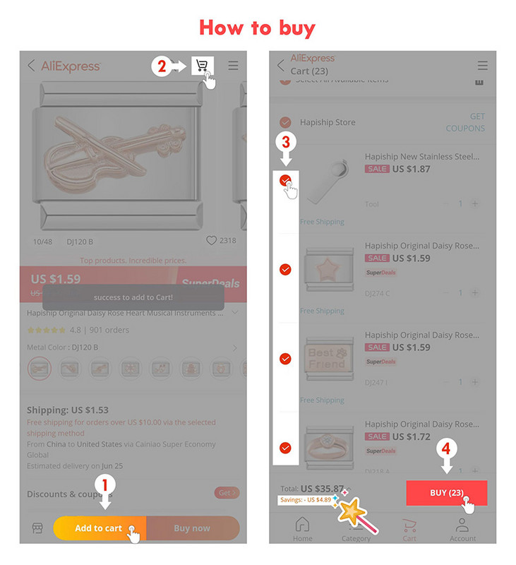 Hapiship Nova 12-mjesečna rođendanska boja srca Blistave CZ šarm veze Fit 9 mm narukvica od nehrđajućeg čelika DIY izrada nakita DJ555