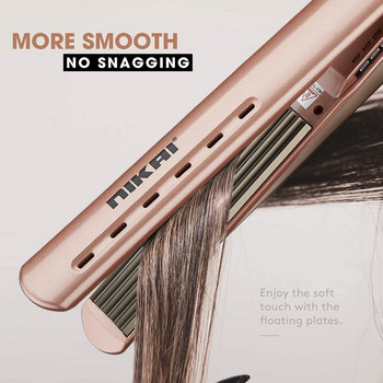 SONOFLY Corn Curling Iron 5 Temperature Fluffy Splint Professional Mini Hair Curler Corrugated Wave Hair Styling Tools NK-8657