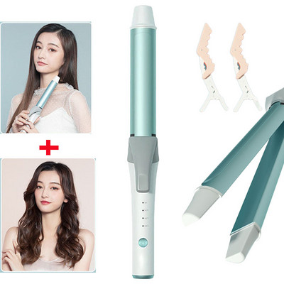 30 mm Profesionalus plaukų garbanojimo geležies keraminis volelis plaukų garbanos Wand Waver formavimo įrankiai Elektrinis plaukų tiesintuvas moterims