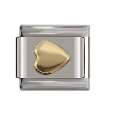 Hapiship Popular Hot Original Daisy Fashion Romantic Heart Charm Links Fit 9mm Гривна от неръждаема стомана Направи си сам DJTop14