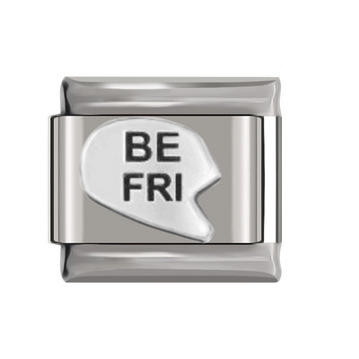 Hapiship Nou Coroană de inimă cu trandafir margaretă originală orbitoare CZ farmec italian se potrivește cu brățară de 9 mm, fabricarea de bijuterii din oțel inoxidabil DJ250