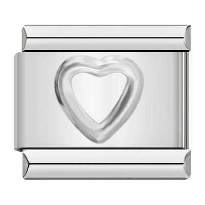 Hapiship Fashion Butterfly Star Cross Romantiline süda Itaalia lingid Charm Fit 9mm roostevabast terasest käevõru ehete valmistamine DJ467