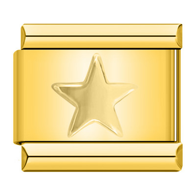 Hapiship Fashion Butterfly Star Cross Romantiline süda Itaalia lingid Charm Fit 9mm roostevabast terasest käevõru ehete valmistamine DJ467