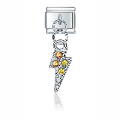 Hapiship Novo srce Zvijezda Mjesec Jednorog Cvijet Sova Leptir Munja Talijanski šarm Fit 9 mm Narukvica Narukvica Izrada nakita DJ048