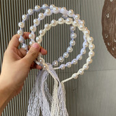 Korea Pearl fejpánt csipke masni szalag haj karika női édes divat elegáns hajpánt hercegnő fejdísz haj kiegészítők