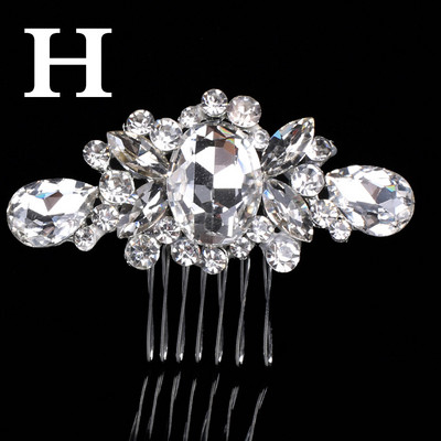 Divat Esküvői Crystal Barrette Pearl Hajfésűk Dísz Rózsarany Ezüst Menyasszonyi Hajtűk Kiegészítők Ékszerek Menyasszonynak