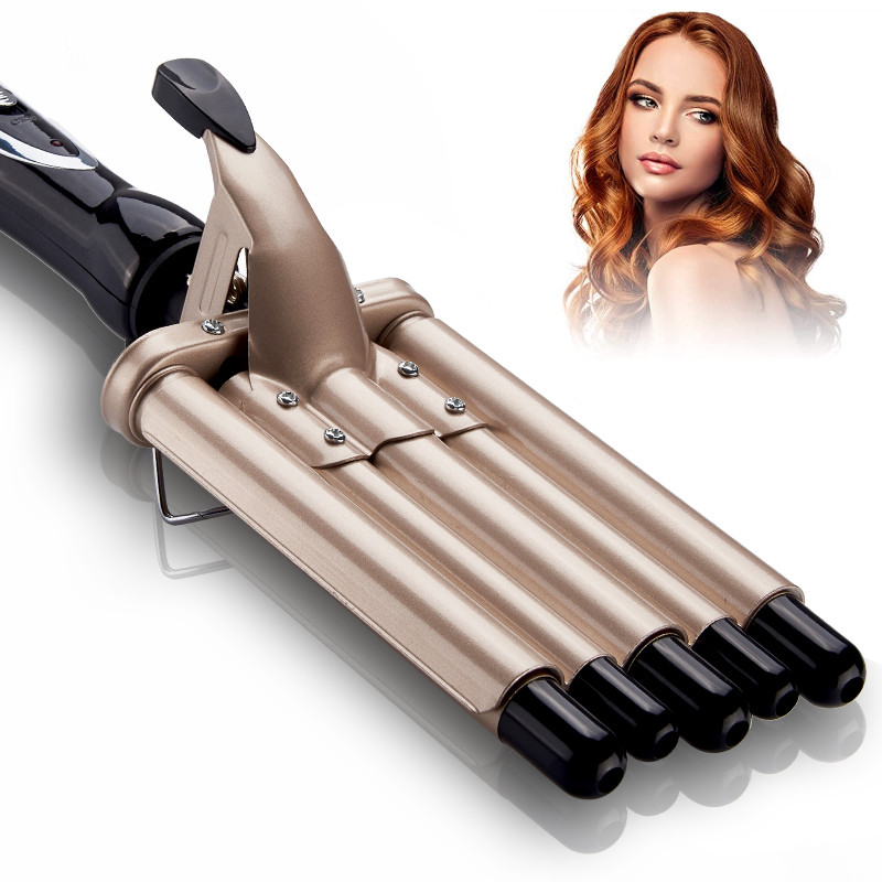 RESUXI uvijači za kosu Profesionalni alati za oblikovanje kose Keramički stilizatori za kosu s pet bačvi Električni uvijači za kosu