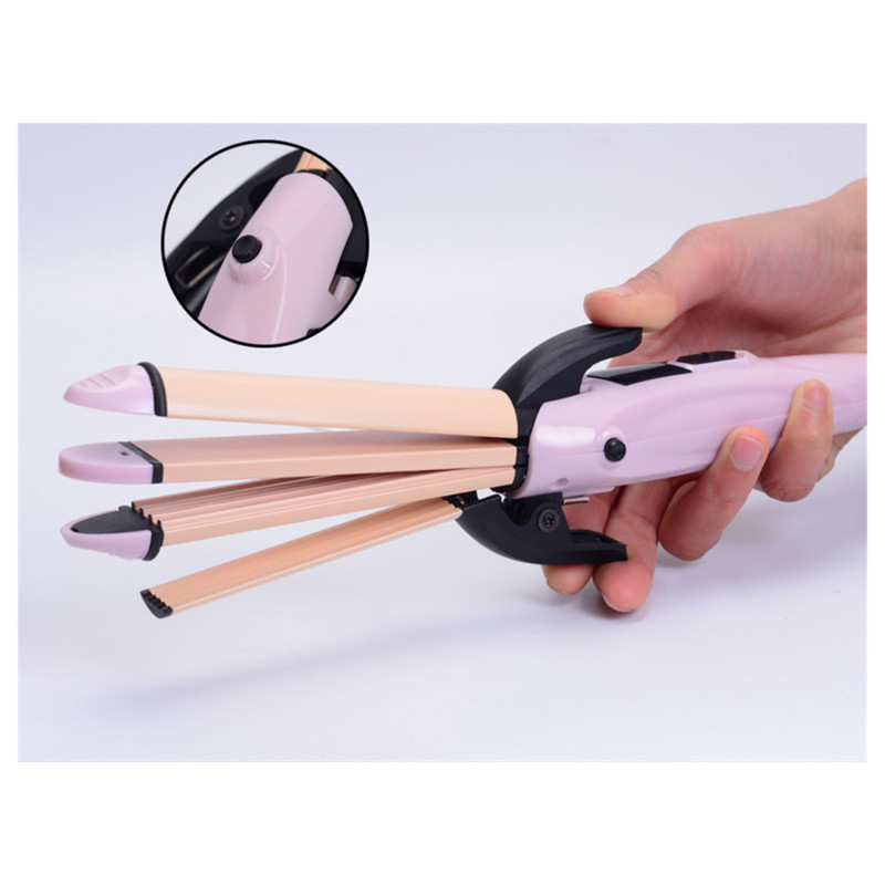 4 în 1 coc rapid ondulator pentru îngrijire uscător rolă turmalină placa de îndreptat părul ondulat instrumente de styling