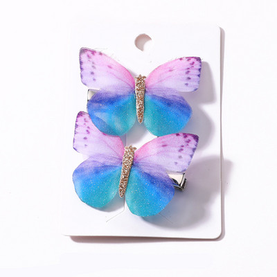 2buc Agrafe Fluture Fete Copii Agrafe Dulci De Par Nunta Agrafe Coafura Accesorii De Păr Crăciun