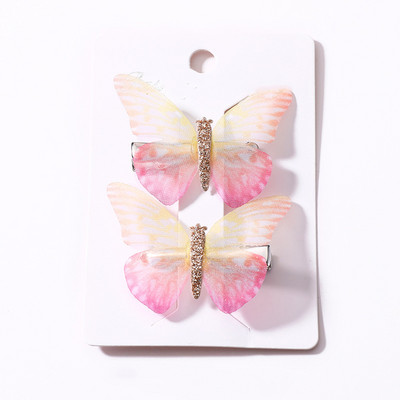 2buc Agrafe Fluture Fete Copii Agrafe Dulci De Par Nunta Agrafe Coafura Accesorii De Păr Crăciun