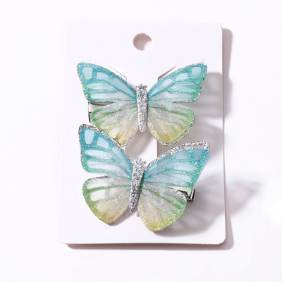 2buc Agrafe Fluture Fete Copii Agrafe Dulci De Par Nunta Agrafe Coafura Accesorii De Păr Crăciun