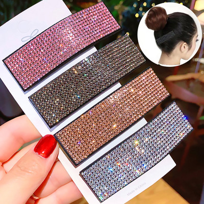 Jaunas, spīdīgas kristāla rhinestones matu sprādzes BB klipsis, modes meitenes, sievietes, saldas zibspuldzes, matu sprādzes, matu sprādzes, matu aksesuāri