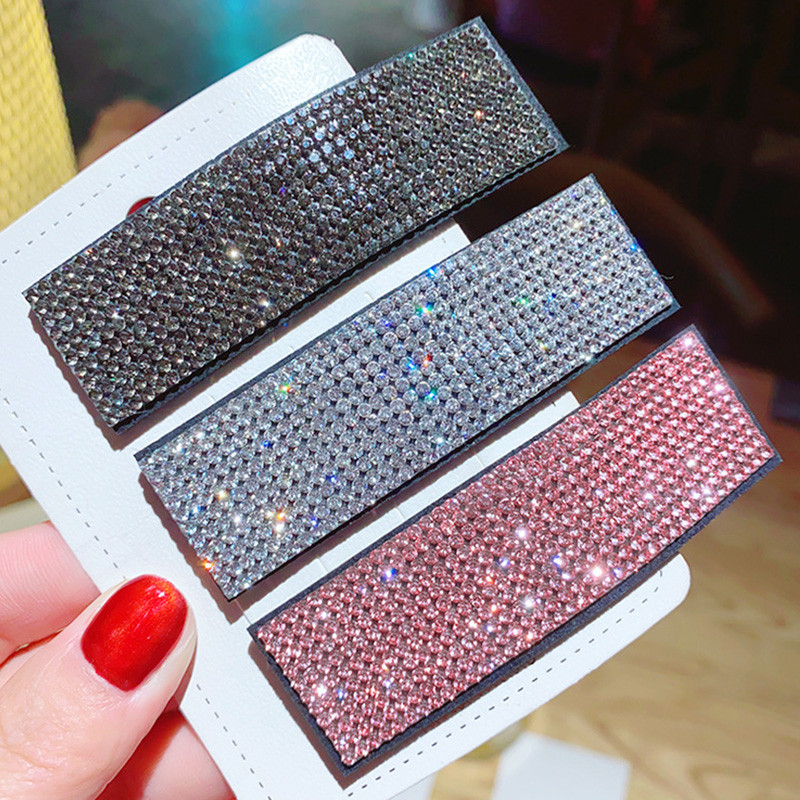 Nove sjajne kristalne ukosnice sa kamenčićima BB kopča Modne djevojke Žene Sweet Flash Bling Štiljke za kosu Ukosnice Dodaci za kosu