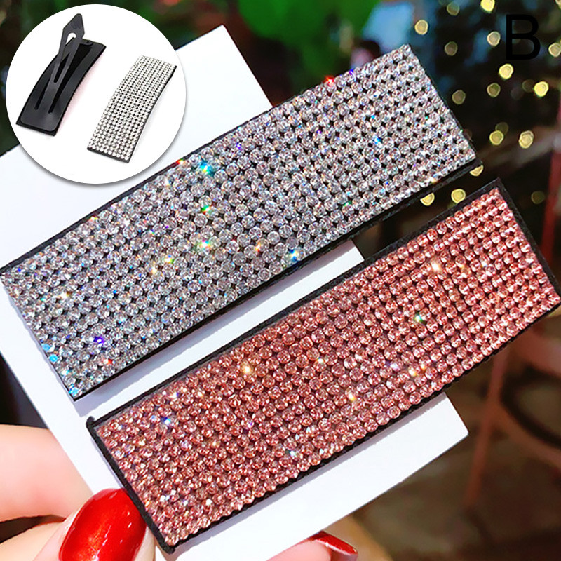 Nove sjajne kristalne ukosnice sa kamenčićima BB kopča Modne djevojke Žene Sweet Flash Bling Štiljke za kosu Ukosnice Dodaci za kosu