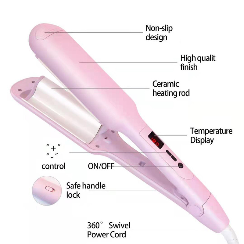 Hajcsavaró Kerámia hajsütővas Professzionális hajhullámos fogók formázó eszközök minden hajtípushoz Elektromos hajhullám