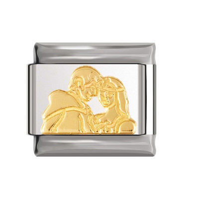 Hapiship Original Daisy Elevant Kangaroo Angel Notes Hope Italian Charm Fit 9mm Käevõru roostevabast terasest ehete valmistamine DJ192