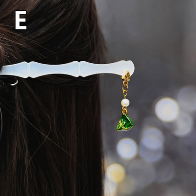 Ecetes hajtű hajrúd kínai stílusú bojt hajrudak női lányok vintage pálcika stílusú hajtűk Hanfu ruha hajtartozék