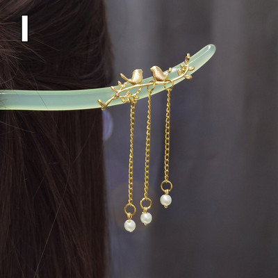 Ecetes hajtű hajrúd kínai stílusú bojt hajrudak női lányok vintage pálcika stílusú hajtűk Hanfu ruha hajtartozék