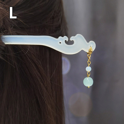 Ecetes hajtű hajrúd kínai stílusú bojt hajrudak női lányok vintage pálcika stílusú hajtűk Hanfu ruha hajtartozék