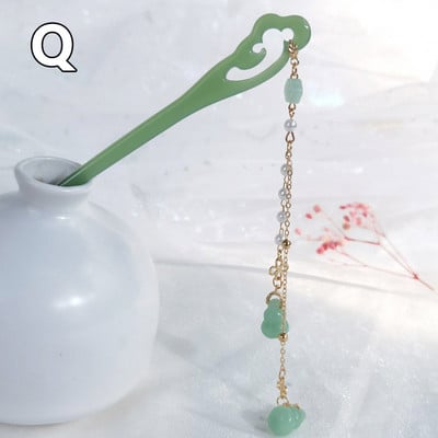 Ecetes hajtű hajrúd kínai stílusú bojt hajrudak női lányok vintage pálcika stílusú hajtűk Hanfu ruha hajtartozék