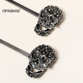 1 PAR Ukosnice za kosu u obliku lubanje za Noć vještica za žene Djevojke Ukosnice za kosu sa šiškama Ukosnice s dijamantima Dodaci za kosu za Noć vještica