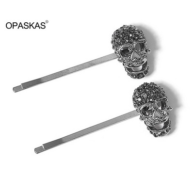 1 PAR Ukosnice za kosu u obliku lubanje za Noć vještica za žene Djevojke Ukosnice za kosu sa šiškama Ukosnice s dijamantima Dodaci za kosu za Noć vještica