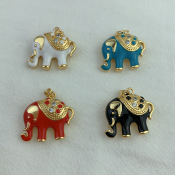 Μόδα Elephant Charms Κολιέ Βραχιόλι Κρεμαστό για DIY Αξεσουάρ κατασκευής κοσμημάτων