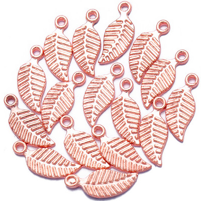 50 komada 14*6 mm novi proizvod 6 boja mali listovi privjesci ogrlica privjesak narukvica izrada nakita ručno rađeni zanati diy pribor