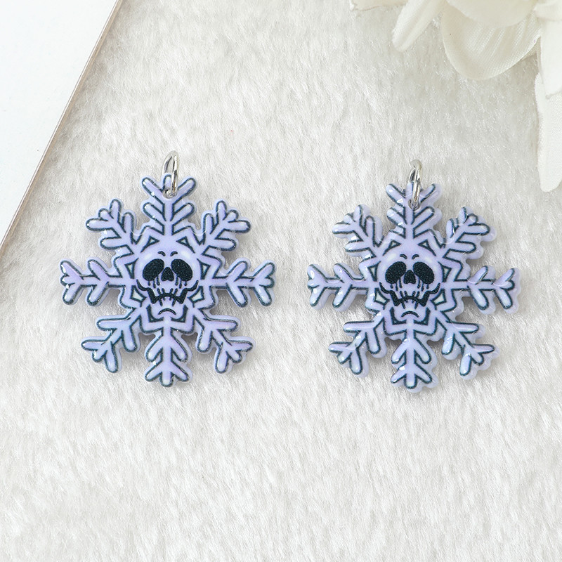 12db karácsonyi bűbáj Mikulás Harisnya Koszorúk Gyömbérmankó Hópehely Díszek Lapos Akril Leletek Ékszerek Barkácsolás