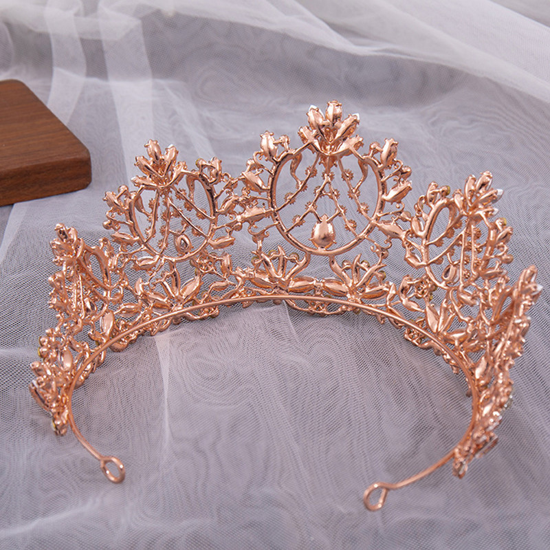 Барокова тиара, корона на булката за жени, лента за коса със стрази, абитуриентски бижута Пандора, луксозни момичета, сватбени аксесоари за коса, бижута