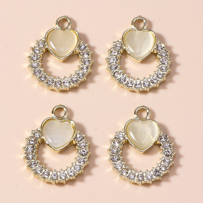 10 бр. Изящни кристални приказни талисмани за изработка на бижута Направи си сам Аксесоари Ангелски талисмани, висулки за изработка на колиета, обеци