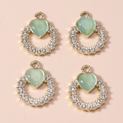 10 бр. Изящни кристални приказни талисмани за изработка на бижута Направи си сам Аксесоари Ангелски талисмани, висулки за изработка на колиета, обеци