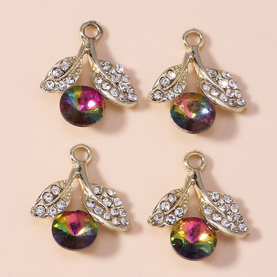 10 бр. Изящни кристални приказни талисмани за изработка на бижута Направи си сам Аксесоари Ангелски талисмани, висулки за изработка на колиета, обеци