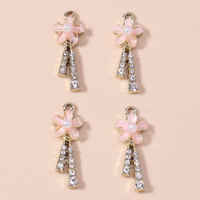 10 бр. Изящни кристални приказни талисмани за изработка на бижута Направи си сам Аксесоари Ангелски талисмани, висулки за изработка на колиета, обеци