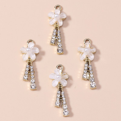 10 бр. Изящни кристални приказни талисмани за изработка на бижута Направи си сам Аксесоари Ангелски талисмани, висулки за изработка на колиета, обеци