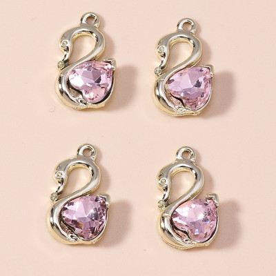 10 бр. Изящни кристални приказни талисмани за изработка на бижута Направи си сам Аксесоари Ангелски талисмани, висулки за изработка на колиета, обеци