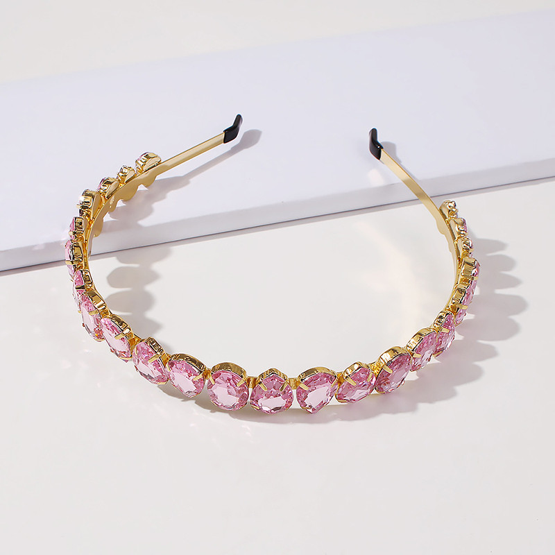 Moda mireasă prințesă picătură de apă coroană nuntă coafură banda de păr strasuri accesorii pentru păr fete copii cadouri