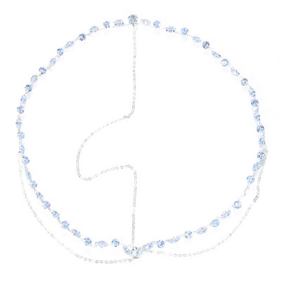 Stonefans Bohemia Nakit Rhinestone Čelo Lanac za kosu Dodaci za kosu za djevojčice Kristalna traka za glavu Vjenčano pokrivalo za mladenke