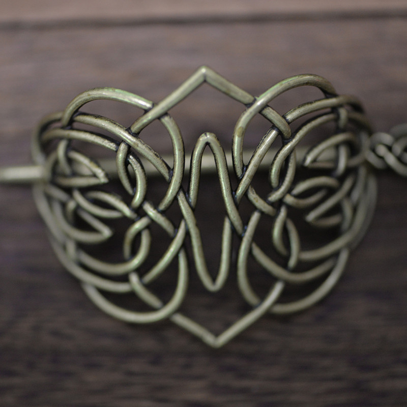 LangHong 1 db Legendás Viking Hajtű Viking Celtics Knotwork Női Talizmán ékszer